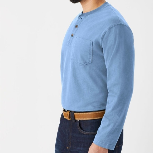 NWT Men's Duluth 3XL Longtail T Relaxed Fit LS Henley T-Shirt🔥🔥 (M) - Picture 2 of 4